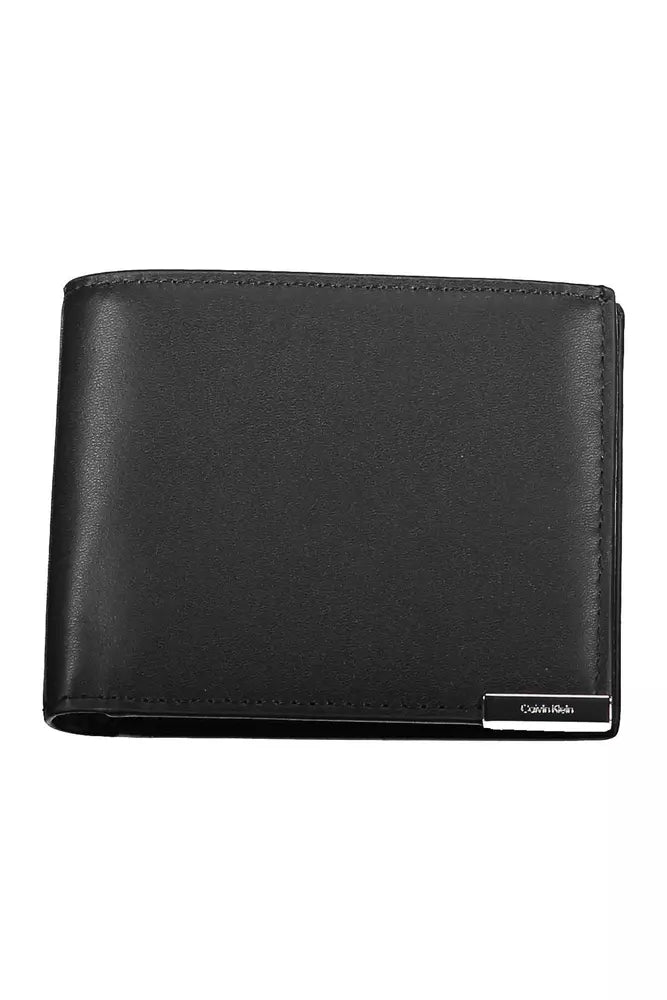 Sleek Black RFID-Blocking Wallet