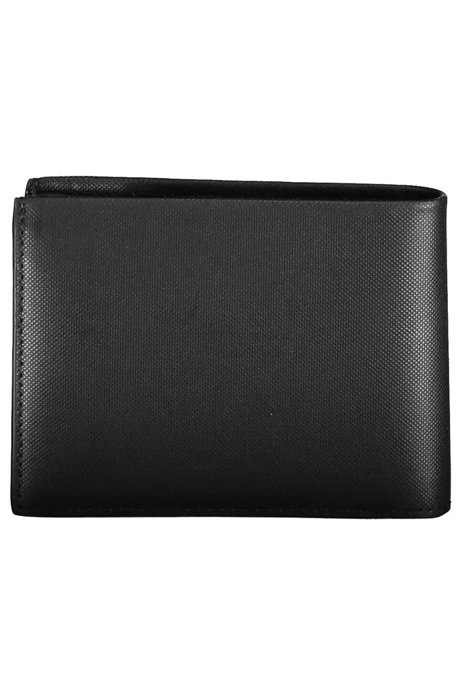 Sleek Black Leather Wallet with RFID Blocking