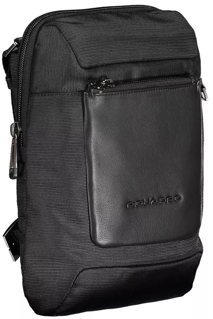 Black RPET Men Shoulder Bag