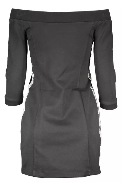 Black Polyester Women Dress