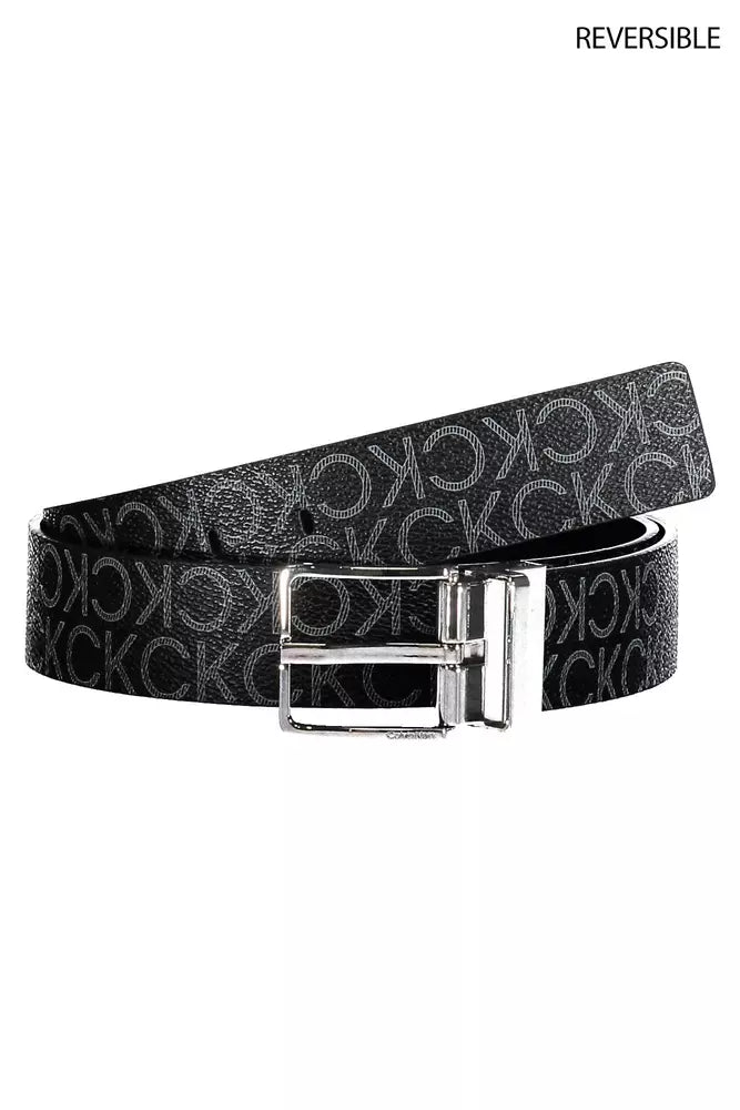 Reversible Black Logo Buckle Belt