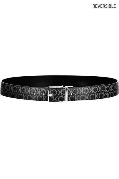 Reversible Black Logo Buckle Belt