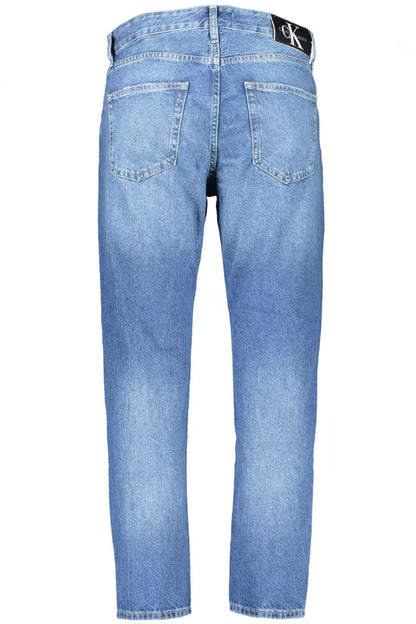 Eco-Conscious Dad Jeans in Washed Blue