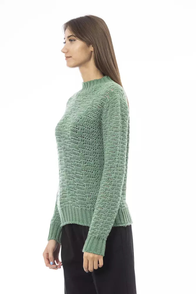 Green Polyamide Women Sweater