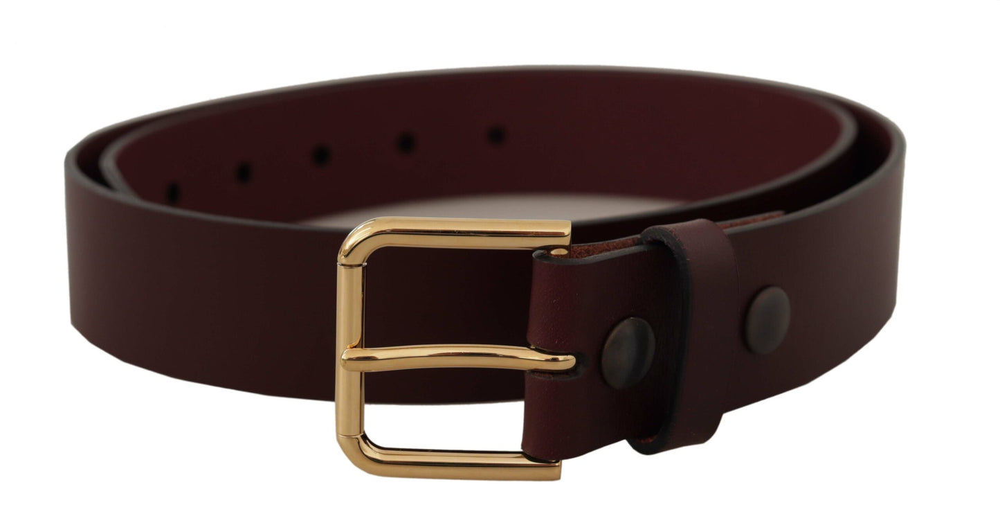 Chic Brown Leather Belt – Timeless Elegance