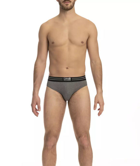 Gray Cotton Men Underwear Pack