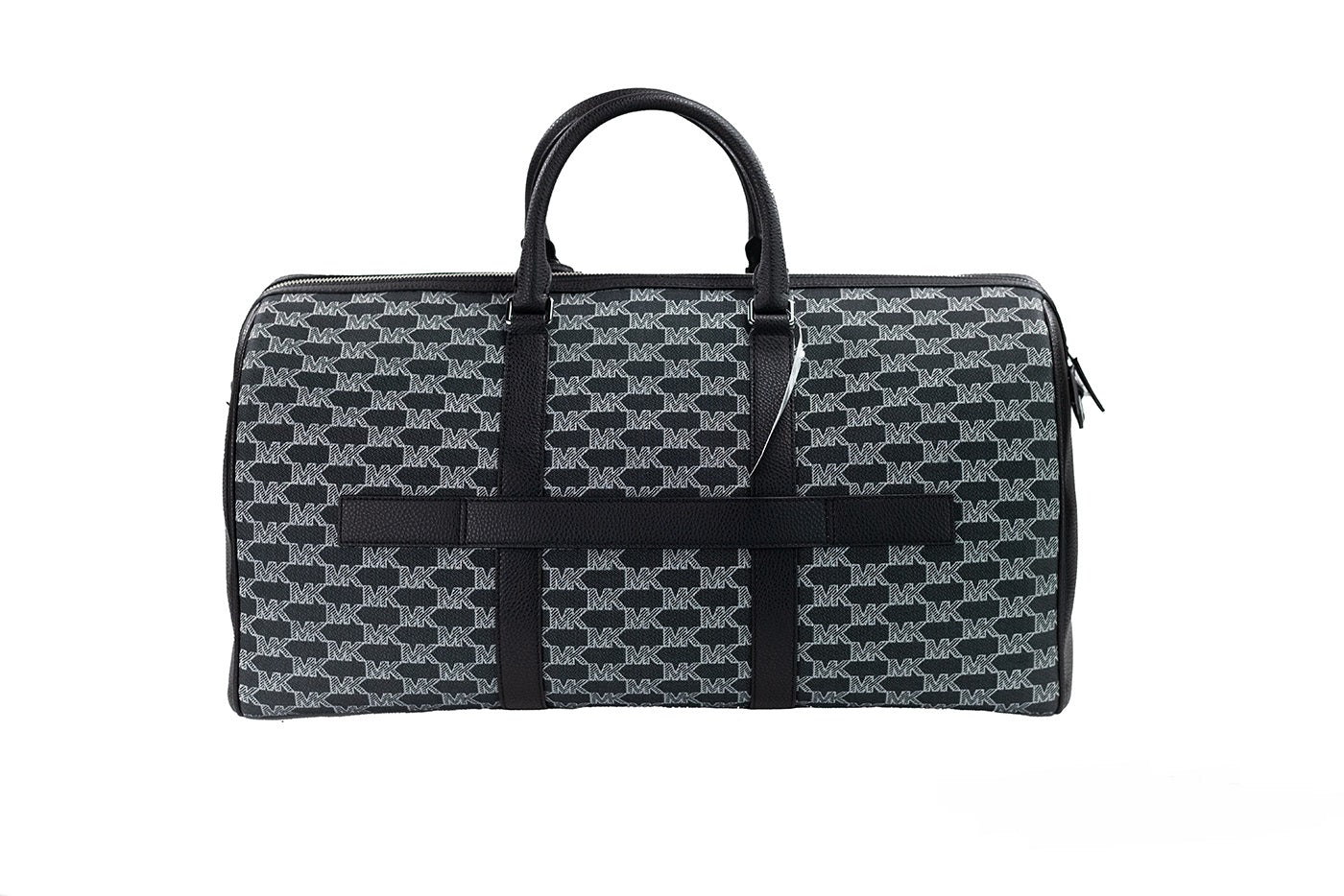 Cooper Black Signature Jacquard Canvas Duffle Travel Luggage Bag