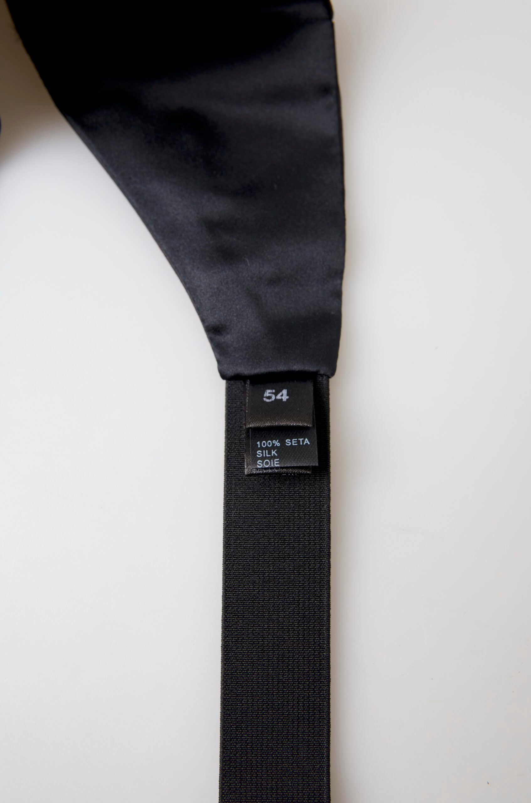 Elegant Black Silk Cummerbund