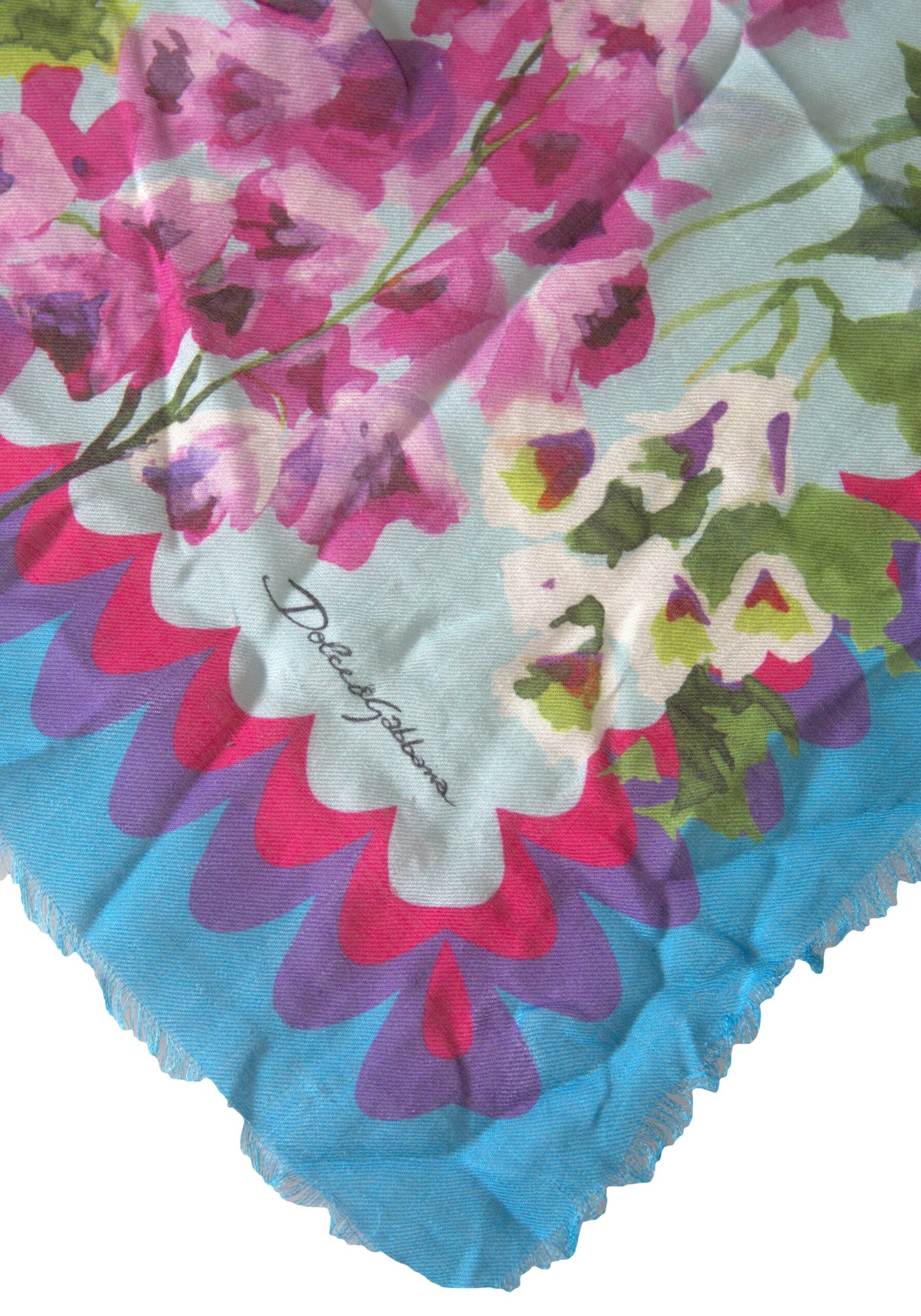 Elegant Multicolor Cashmere Blend Scarf