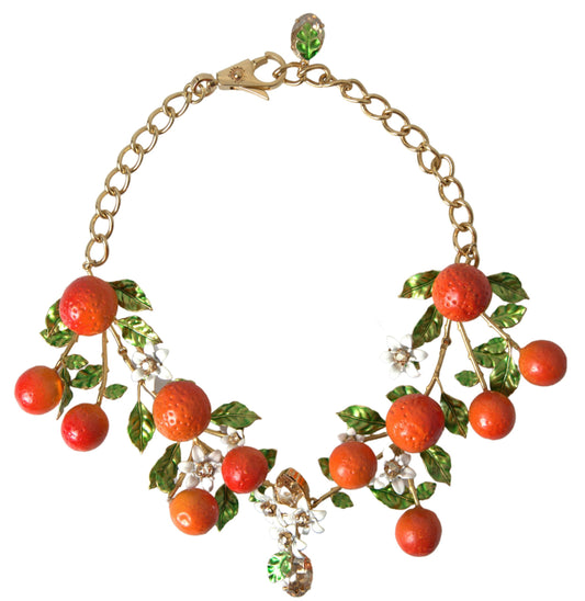 Multicolor Charm Necklace with Lobster Clasp