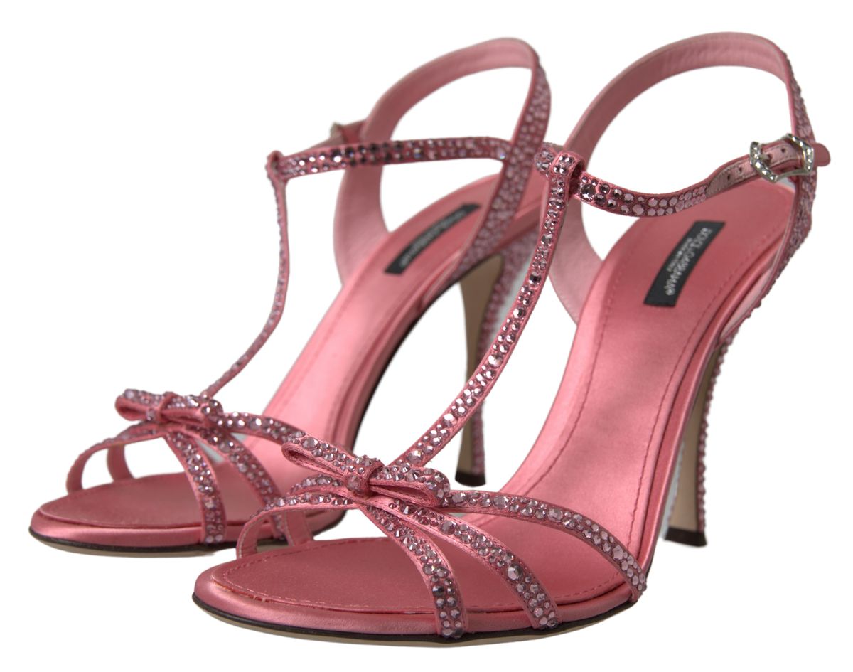 Elegant Pink Ankle Strap Sandals