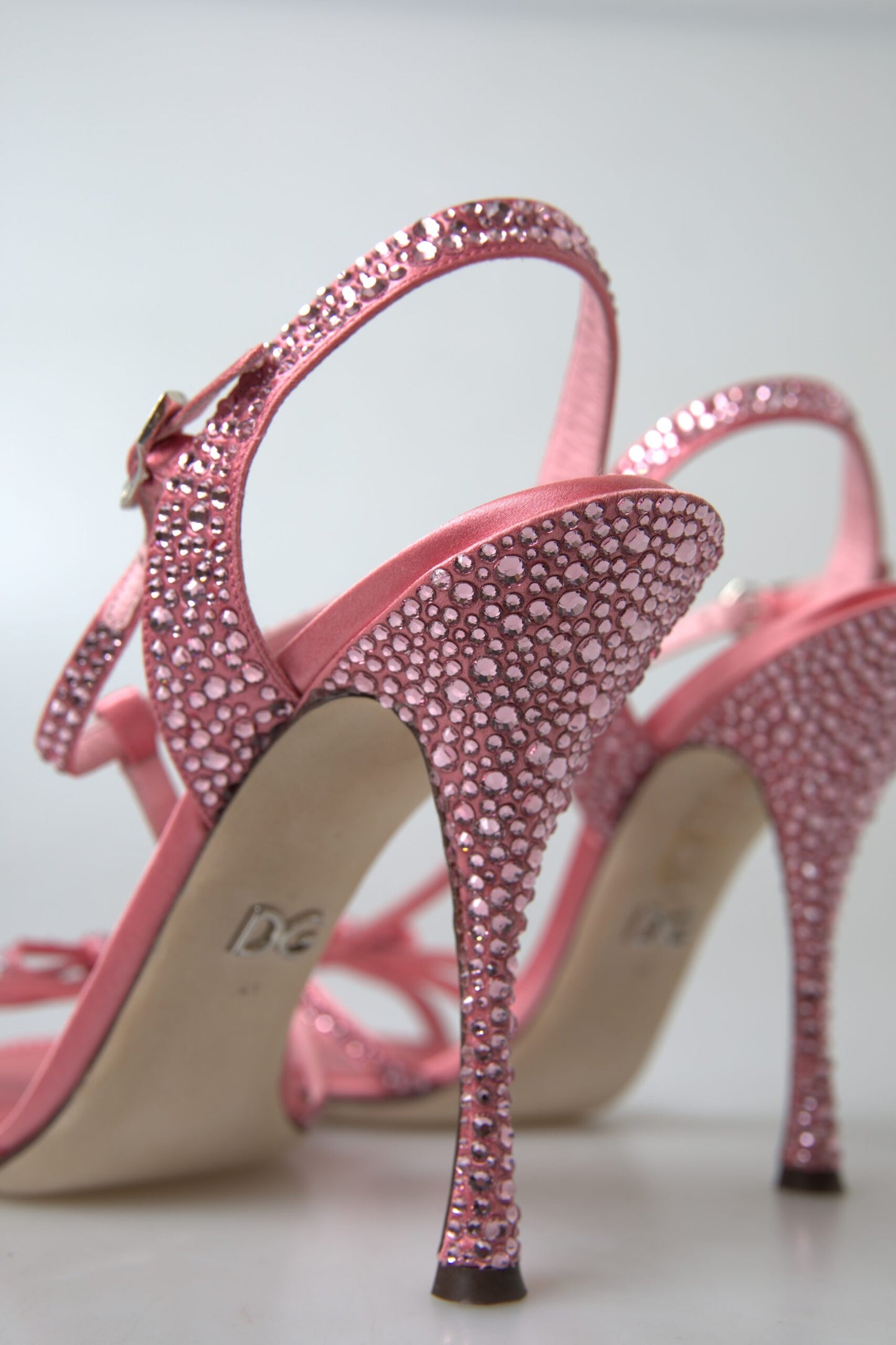 Elegant Pink Ankle Strap Sandals