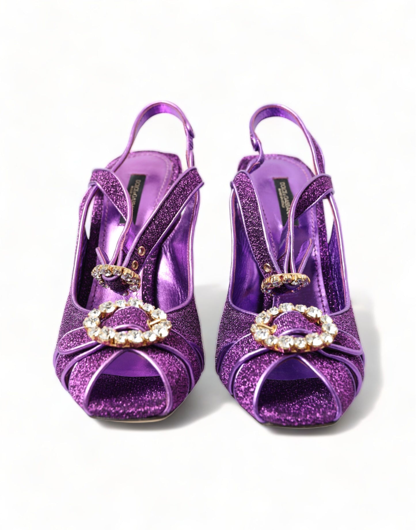 Regal Purple Ankle Strap Heels