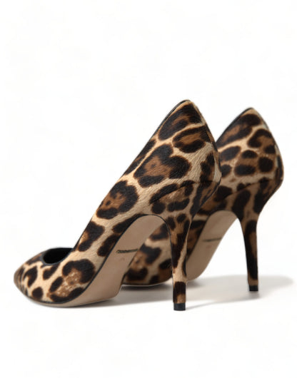 Exquisite Leopard Print Stiletto Pumps