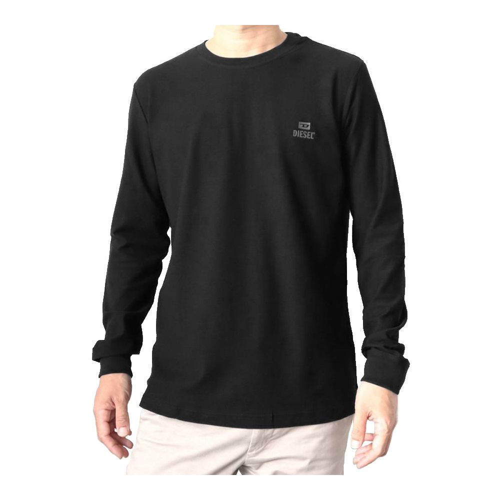 Sleek Cotton Crew-Neck Sweater With Logo Detail