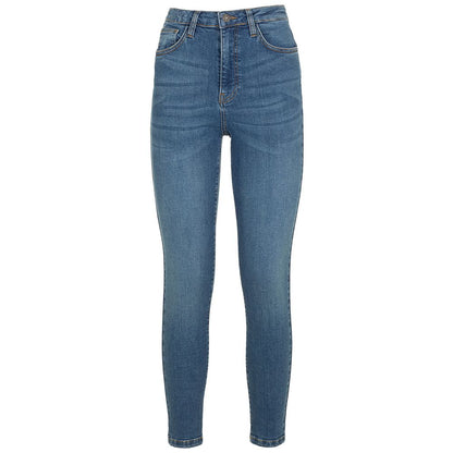 Chic Medium Blue Skinny Jeans for Women