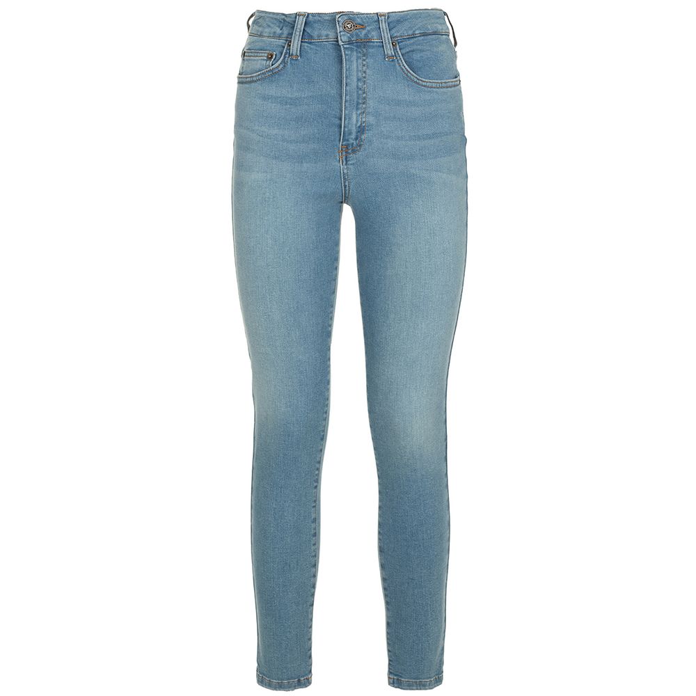 Elegant Light Washed Women's Skinny Jeans