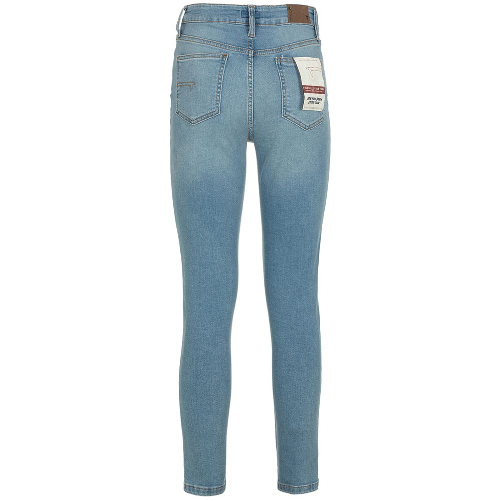 Elegant Light Washed Women's Skinny Jeans