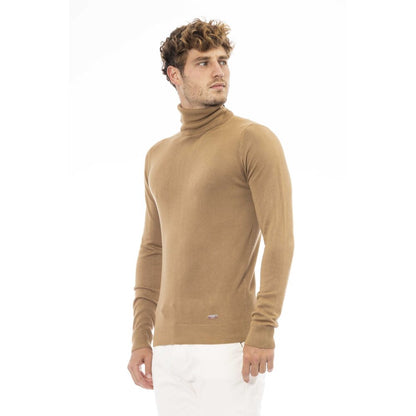 Beige Modal Men Sweater