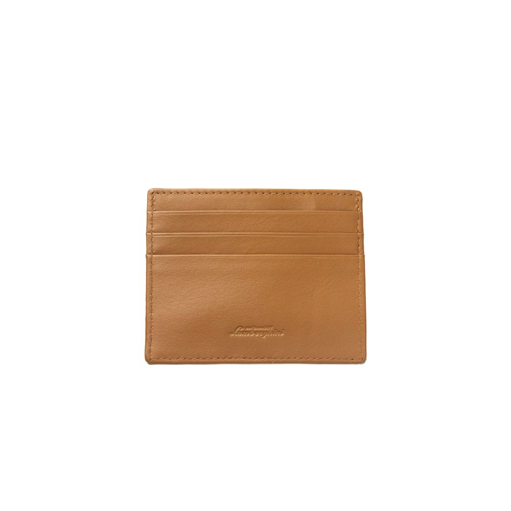 Yellow Leather Men Wallet