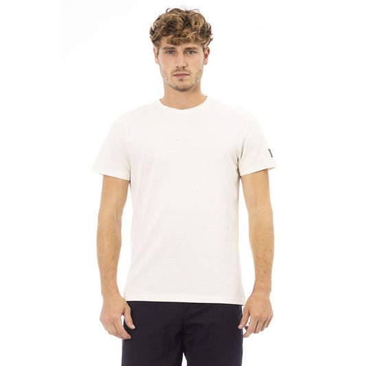 "White Cotton Men T-Shirt"