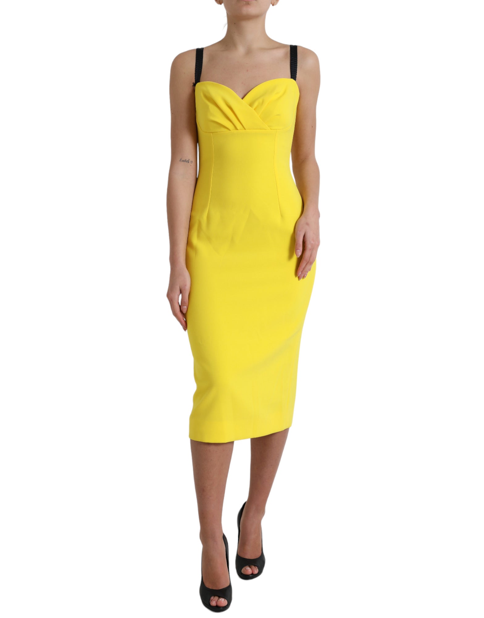 Sunshine Chic Sleeveless Midi Dress