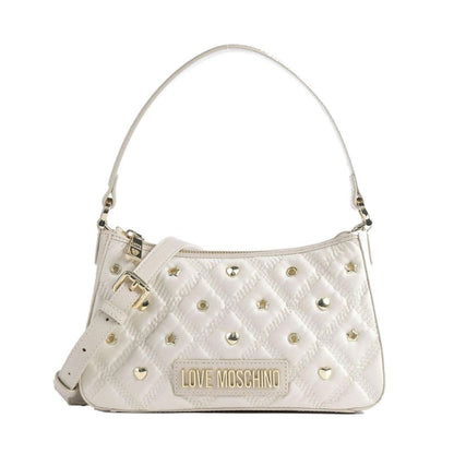 Chic White Nylon Crossbody Beauty