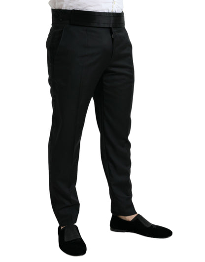 Elegant Slim Fit Wool Dress Pants