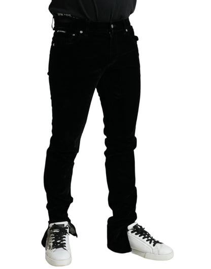 Elegant Black Skinny Denim Jeans