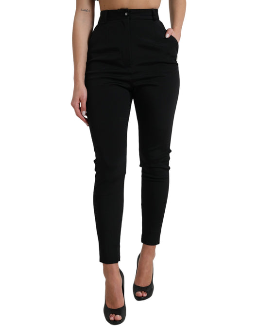 Elegant High Waist Skinny Pants