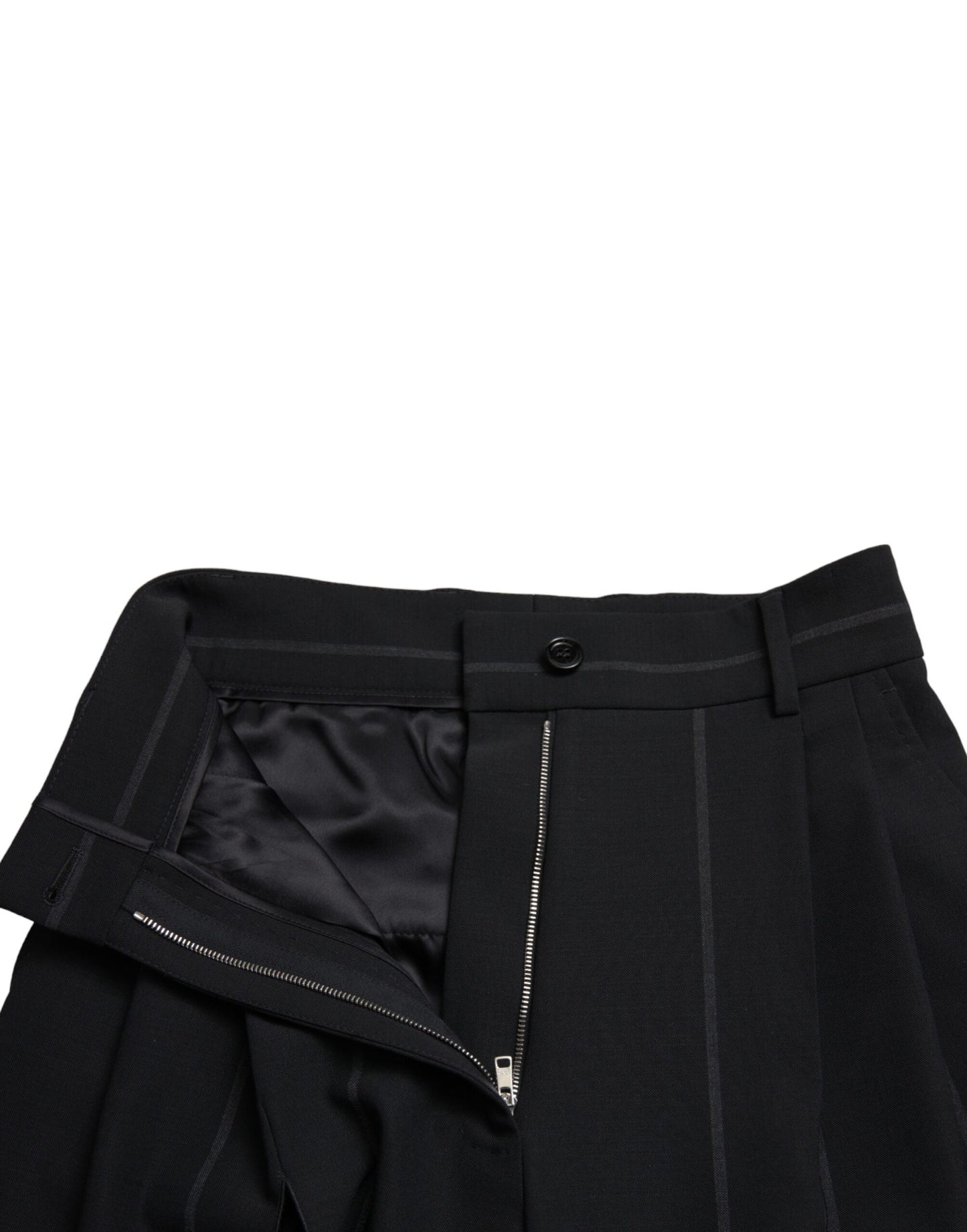 High Waist Wide Leg Pants with Slit