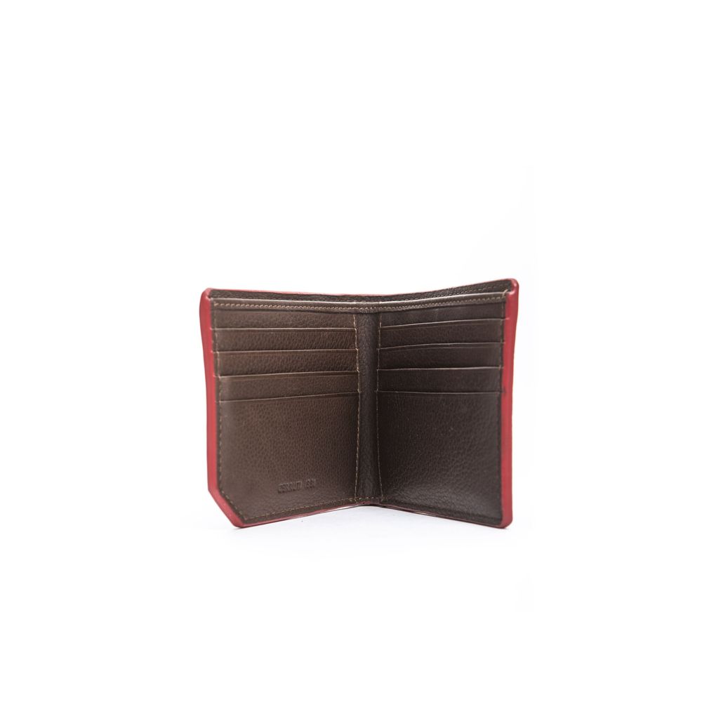 Brown Calf Leather Men Wallet