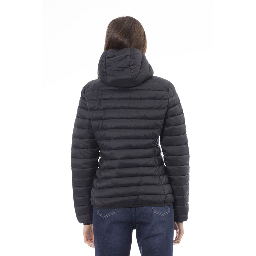 Black Nylon Women Jacket