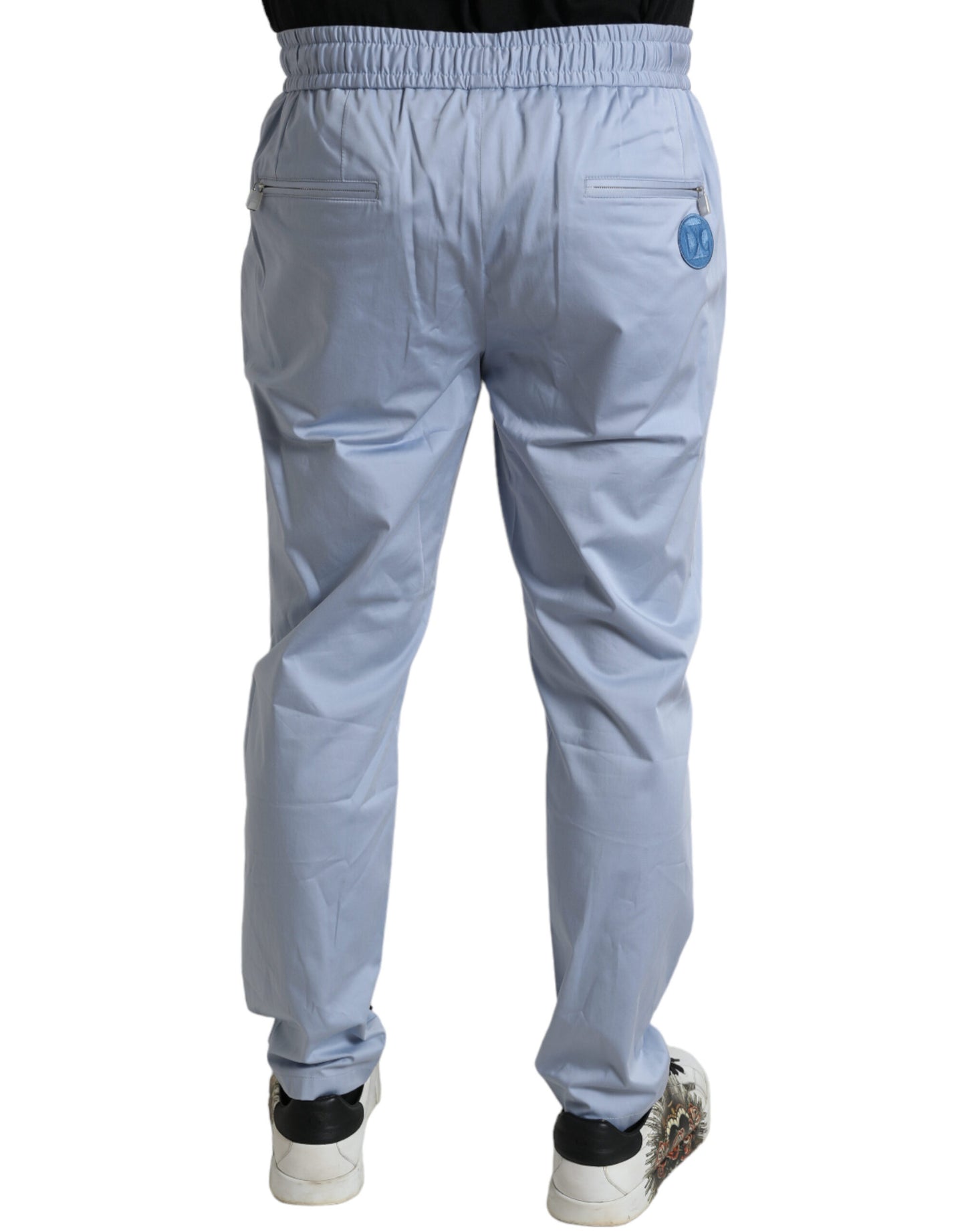 Elegant Light Blue Jogger Pants for Men