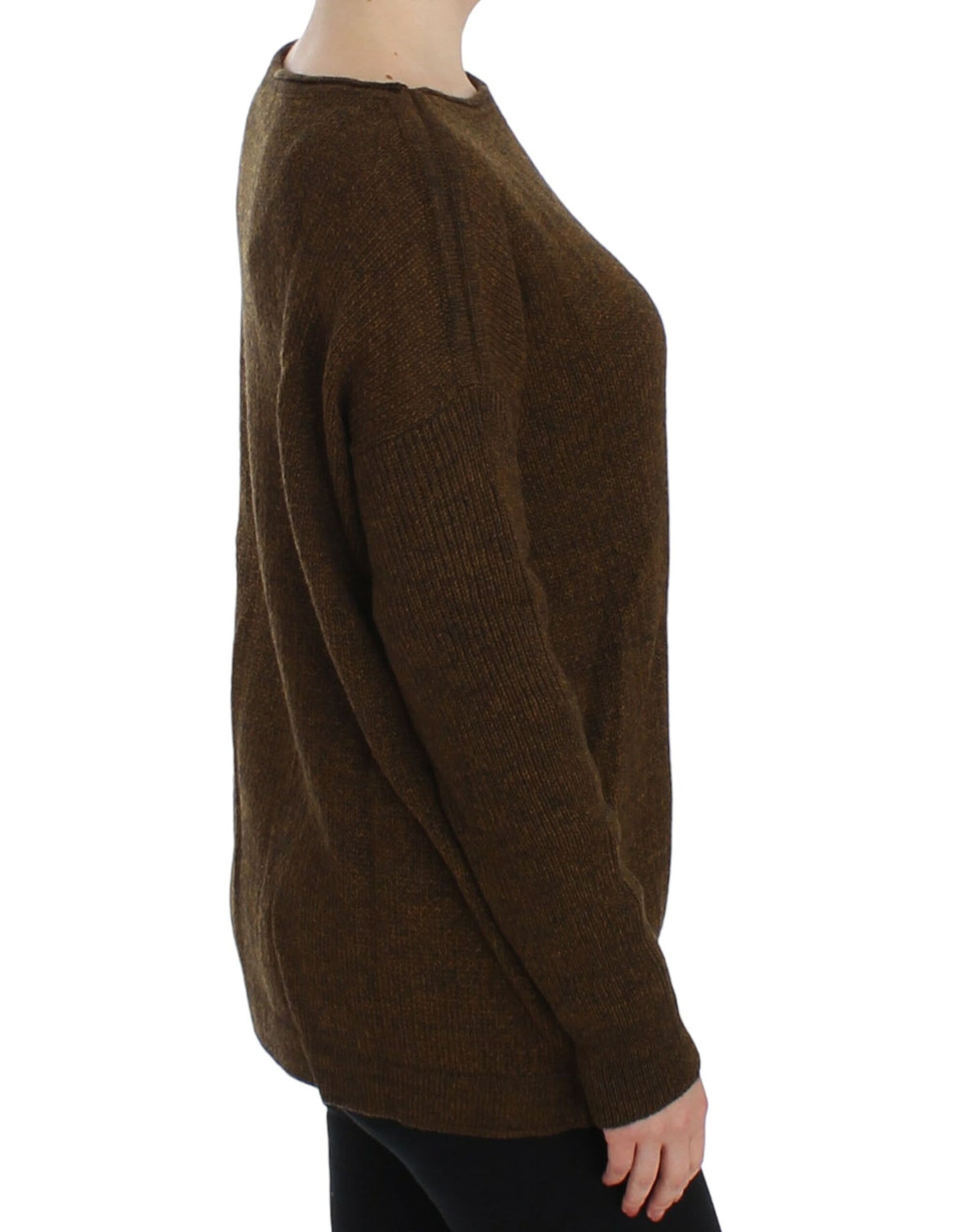 Oversized Knitted Alpaca-Wool Pullover