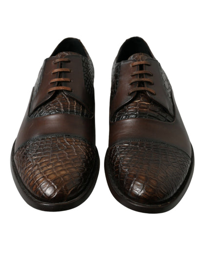 Elegant Textured Leather Oxford Dress Shoes