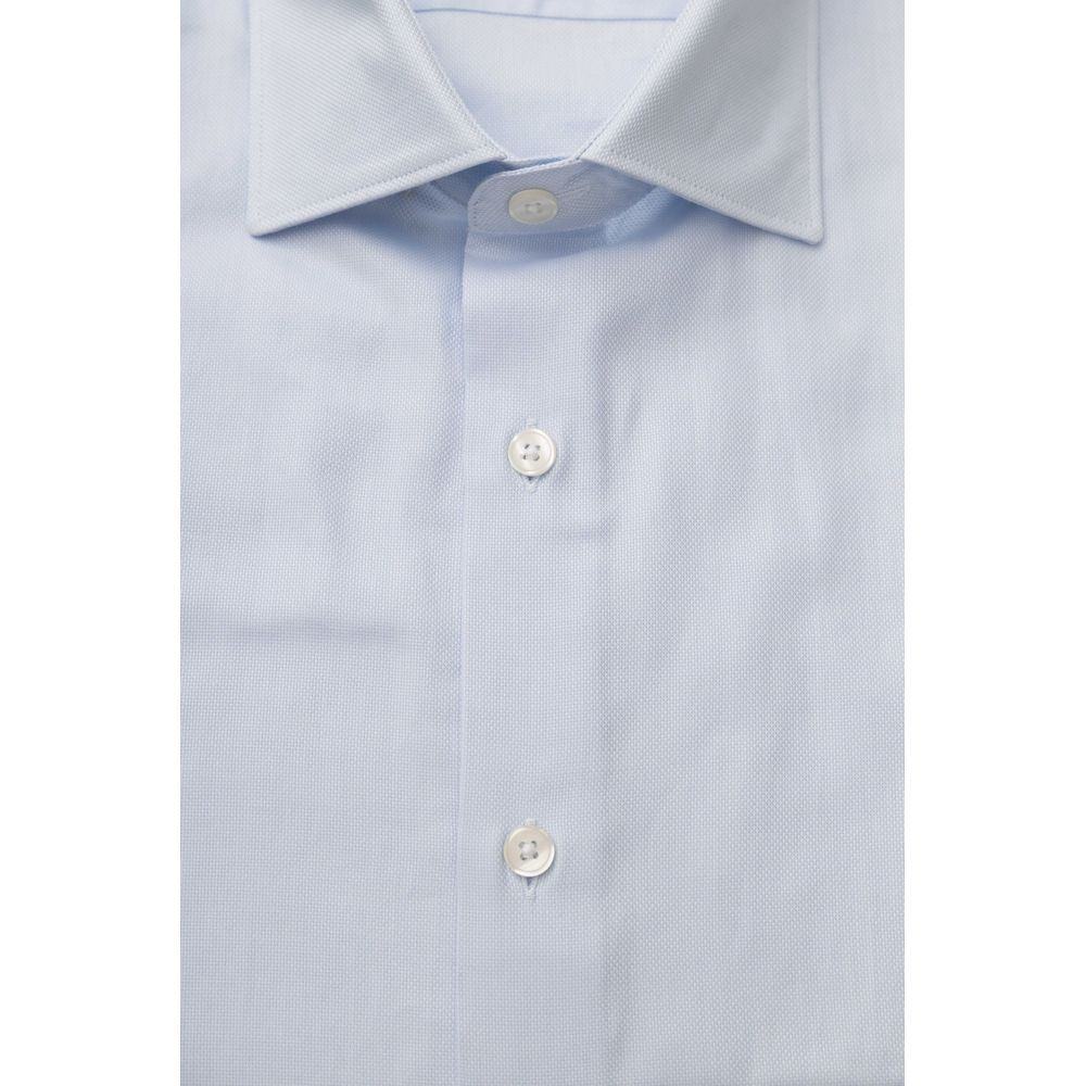 Light Blue Cotton Mens Shirt