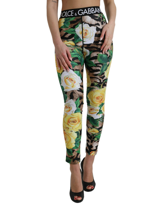 Multicolor Floral High Waist Leggings