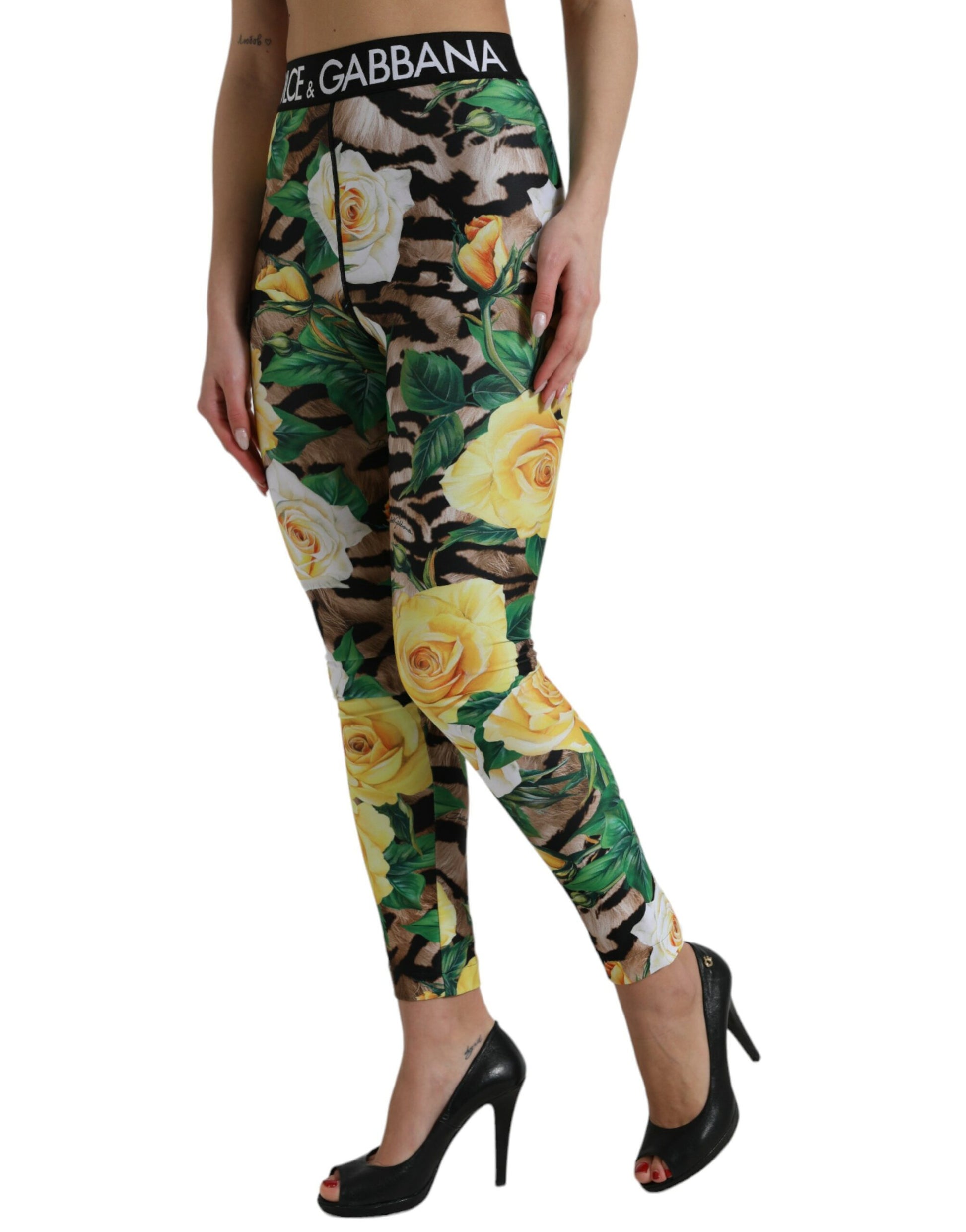 Multicolor Floral High Waist Leggings