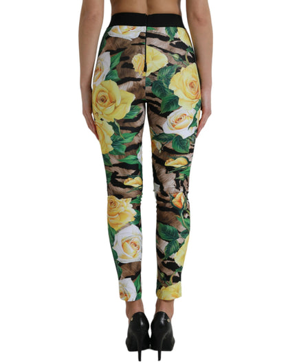 Multicolor Floral High Waist Leggings