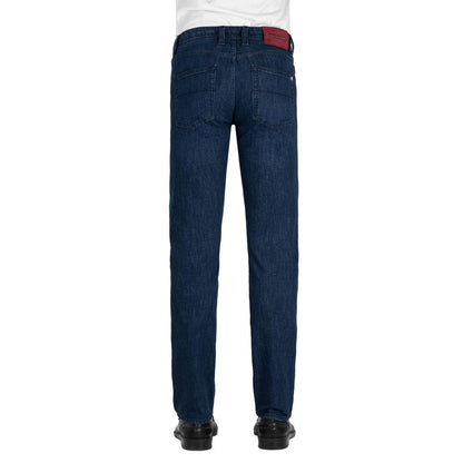 Elegant Stretch Cotton Men's Jeans