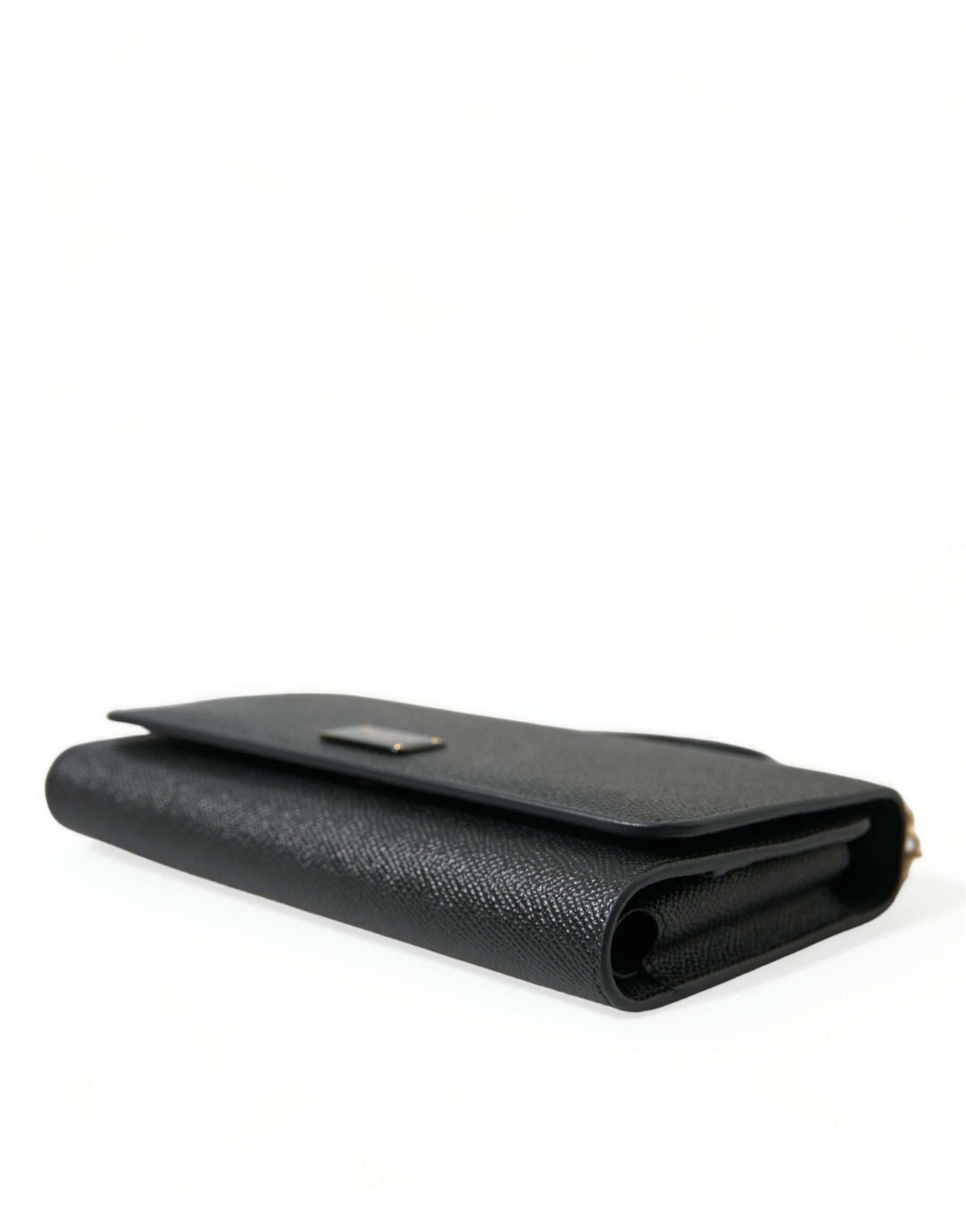 Elegant Leather Chain-Strapped Phone Case