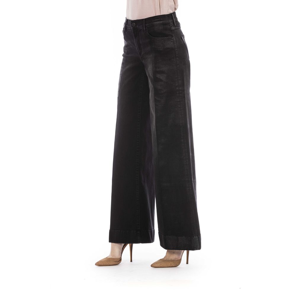 Black Cotton Women Jeans