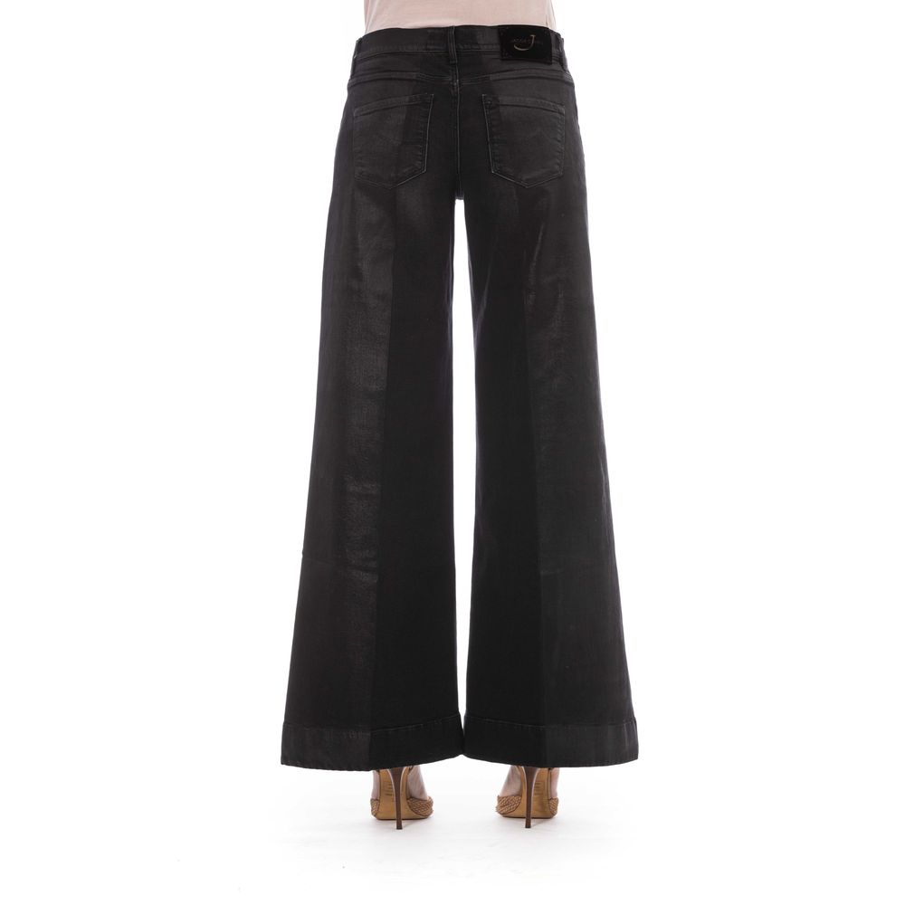 Black Cotton Women Jeans