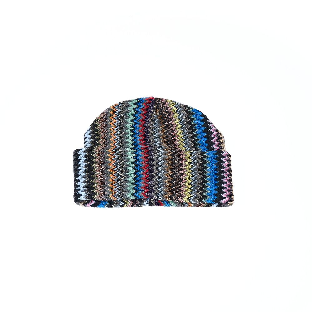 Multicolor Wool Women Hat