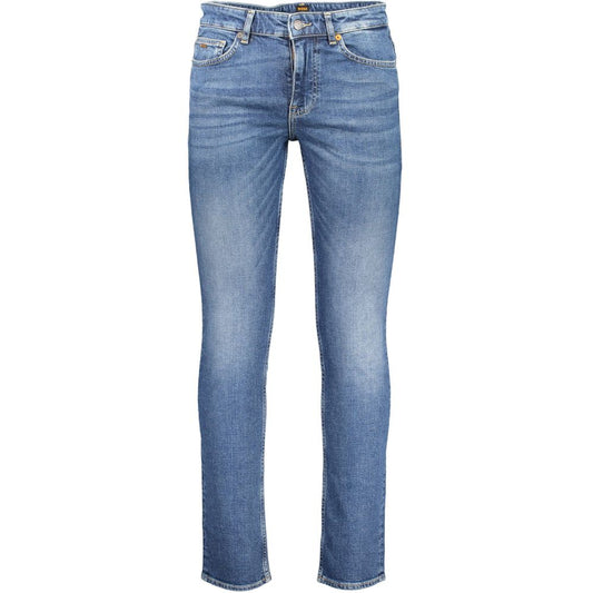 Sleek Slim Fit Washed Denim