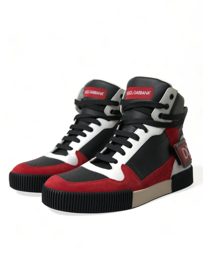 Debonair Calfskin High-Top Sneakers