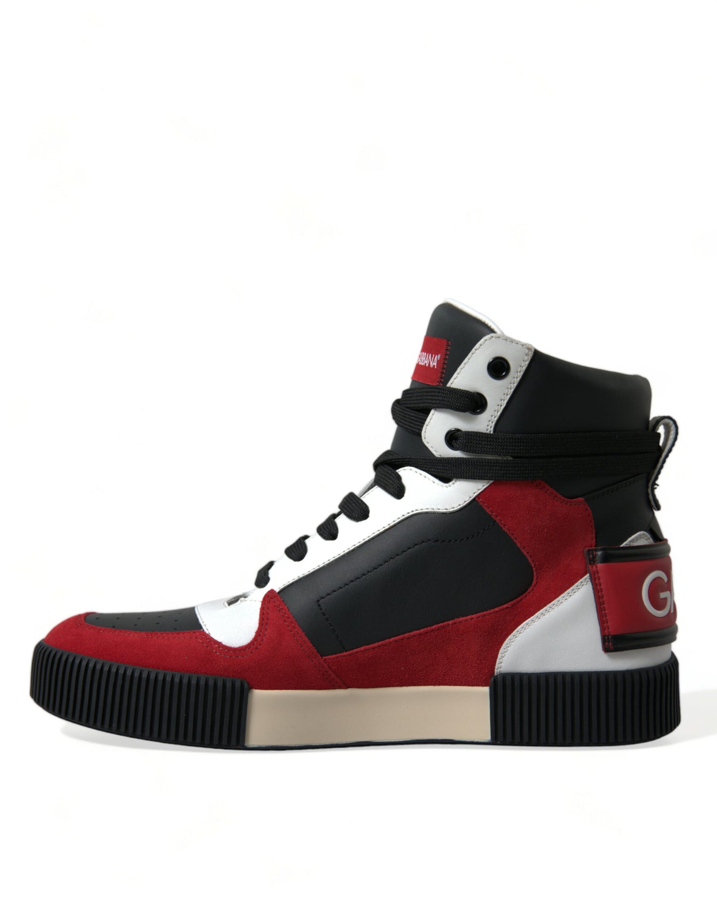 Debonair Calfskin High-Top Sneakers