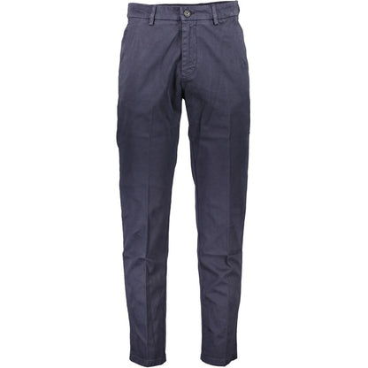 Slim Fit Four-Pocket Cotton Trousers