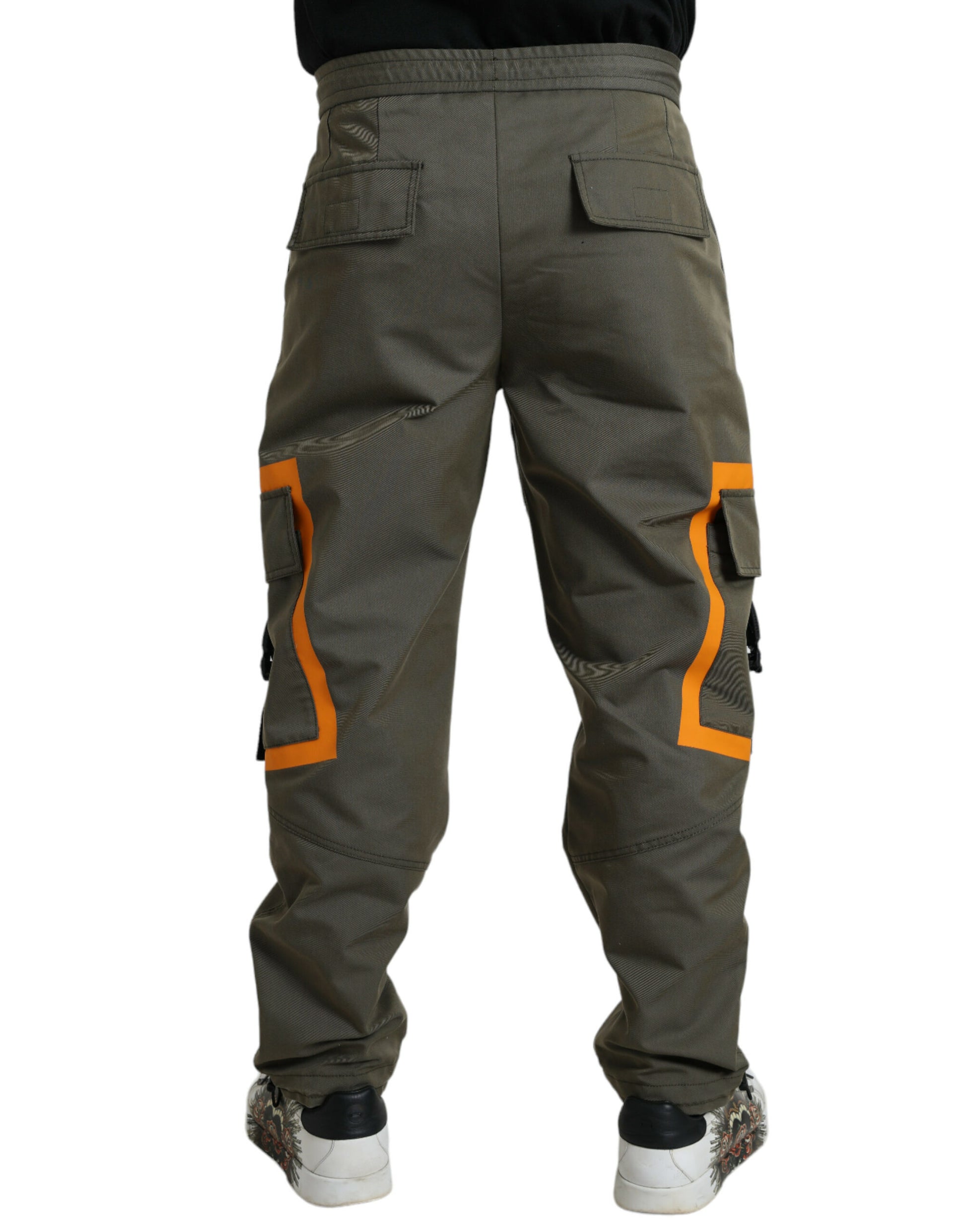 Elegant Cargo Cotton Blend Joggers